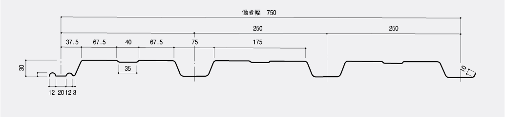 ラッキーサイディングU-750　2型